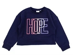 Name It dark sapphire/melange short loose sweatshirt